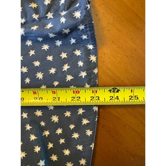 Marni Women’s Star Print Button Down Shirt Vintage Navy Cream Size IT 40 US 4 - Picture 13 of 13